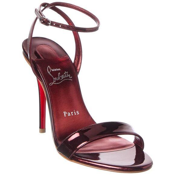 Christian Louboutin Shoes - Christian Louboutin Miss Z 100 Leather Sandal, Red